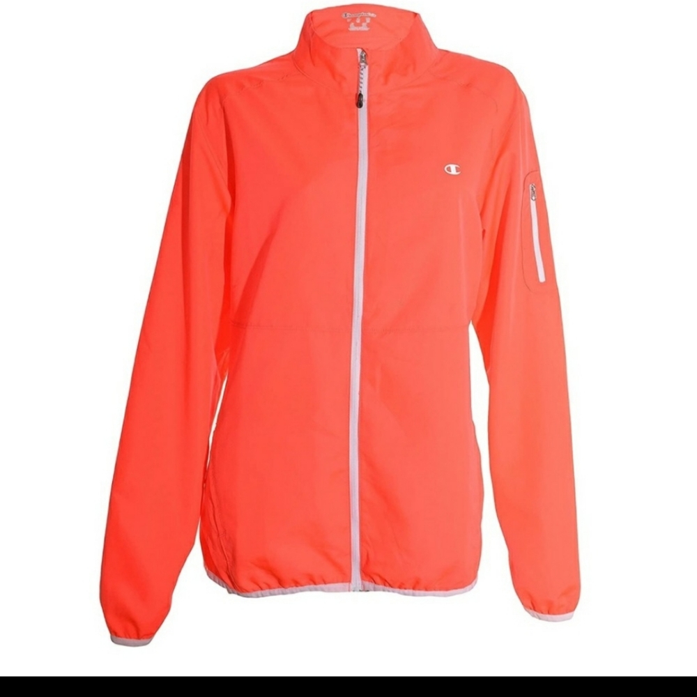Champion Elite lightweight windbreaker jacket..Neon..Size small